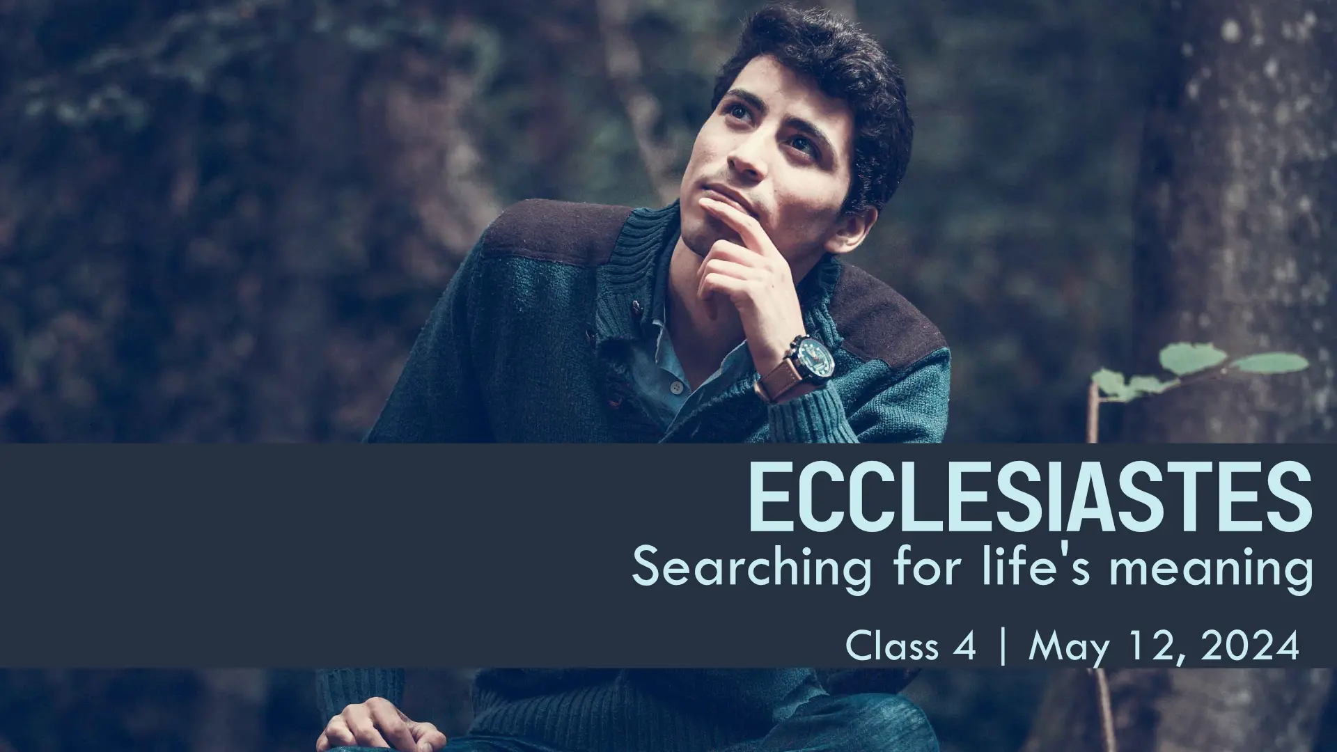 Ecclesiastes: Searching for Life's Meaning Class 4