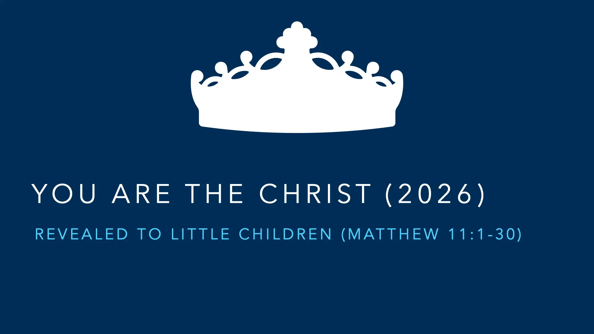Revealed to Little Children