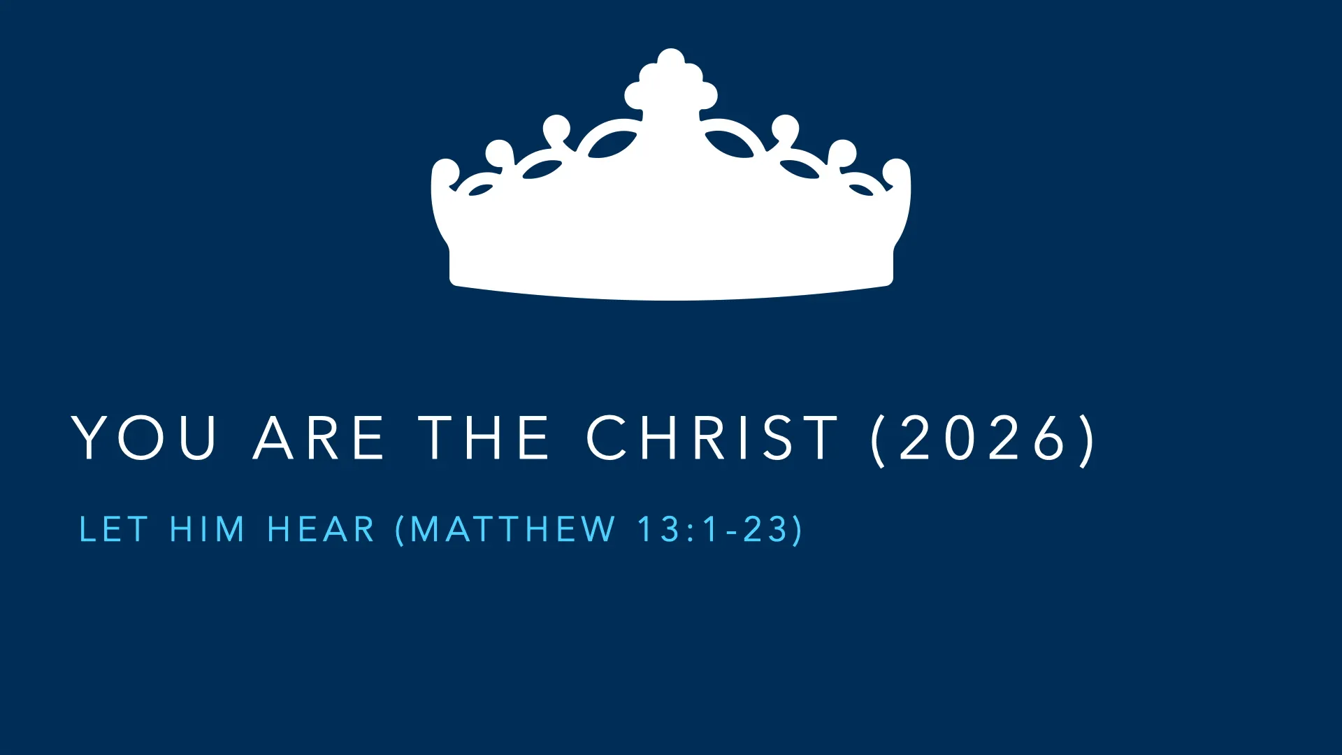 Let Him Hear